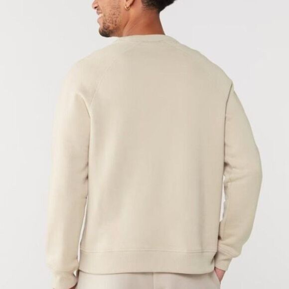 REI Co-op  REI Logo Crew Sweatshirt Men's XXL Washed Stone - Picture 3 of 8